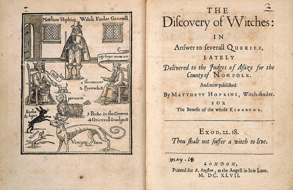 Book The Discovery of Witches by Matthew Hopkins
